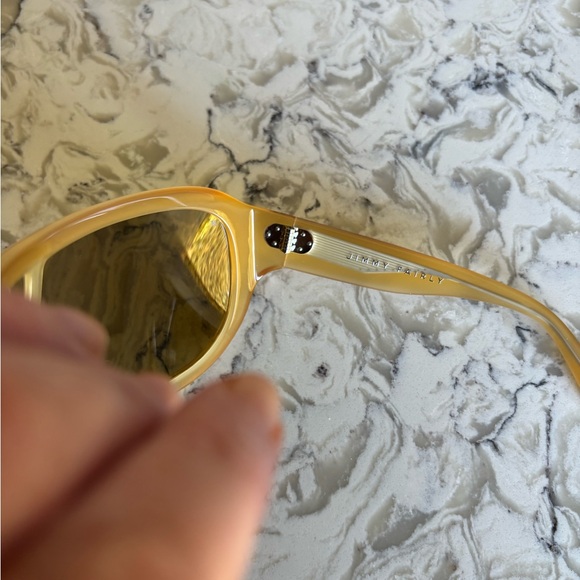 Jimmy Fairly Luz Yellow Shield Sunglasses - Picture 5 of 13
